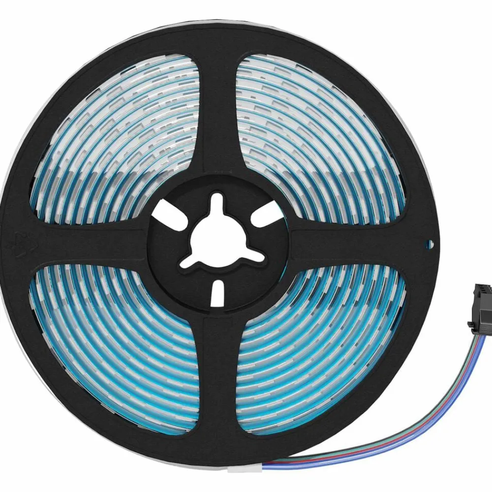 vidaXL Iluminación-Tira LED 2 pcs Negro y Transparente 3000 mm Cobre y plástico