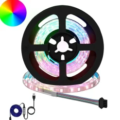 vidaXL Iluminación-Tira LED 2 pcs Negro y Transparente 750 mm Cobre y plástico