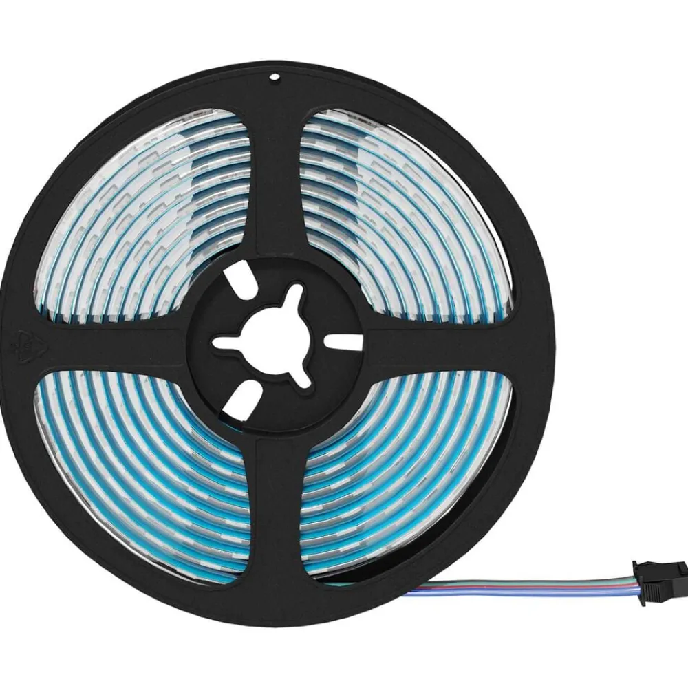 vidaXL Iluminación-Tira LED 2 pcs Negro y Transparente 2300 mm Cobre y plástico