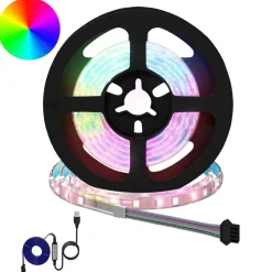 vidaXL Tira LED 2 pcs Negro y Transparente 1200 mm Cobre y plástico