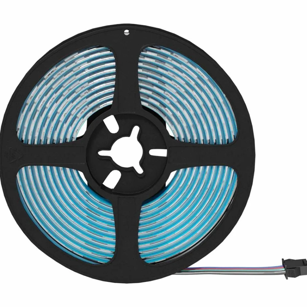vidaXL Iluminación-Tira LED 2 pcs Negro y Transparente 2500 mm Cobre y plástico