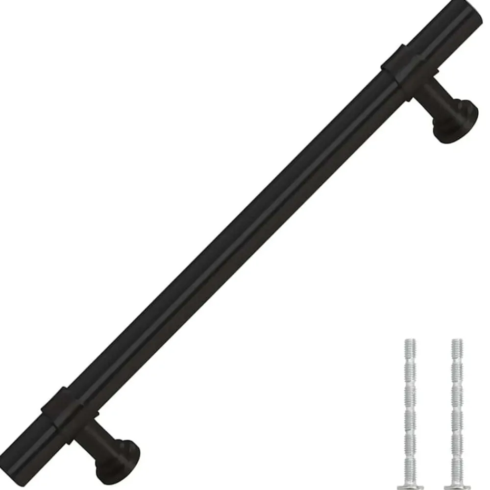 vidaXL Accesorios De Bricolaje-Tiradores para armarios 10 uds acero inoxidable 128 mm