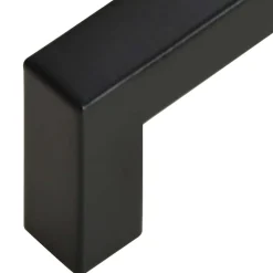 vidaXL Tiradores para armarios 10 uds acero inoxidable 64 mm Negro Best