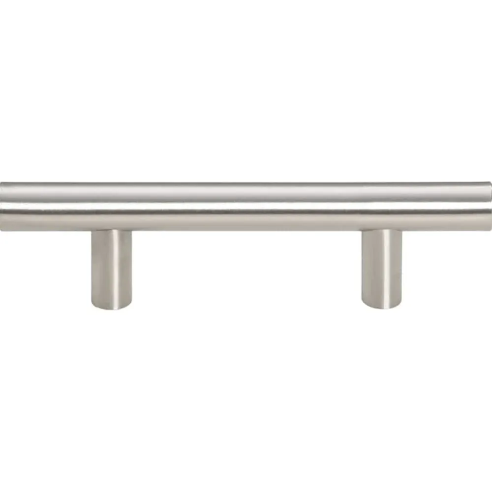 vidaXL Accesorios De Bricolaje-Tiradores para armarios 10 uds acero inoxidable 64 mm