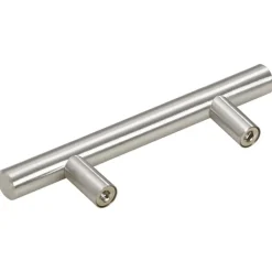 vidaXL Accesorios De Bricolaje-Tiradores para armarios 10 uds acero inoxidable 64 mm