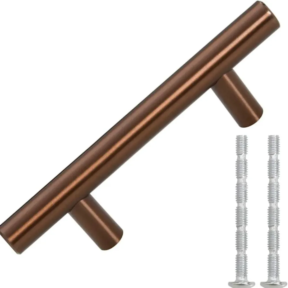 vidaXL Accesorios De Bricolaje-Tiradores para armarios 10 uds acero inoxidable 64 mm