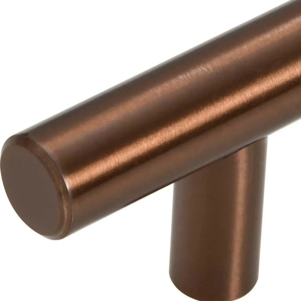 vidaXL Accesorios De Bricolaje-Tiradores para armarios 10 uds acero inoxidable 64 mm