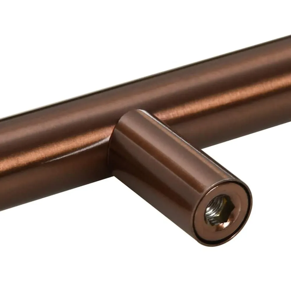 vidaXL Accesorios De Bricolaje-Tiradores para armarios 10 uds acero inoxidable 64 mm
