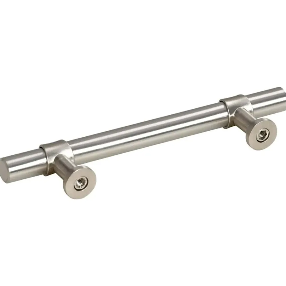 vidaXL Tiradores para armarios 10 uds acero inoxidable 96 mm Plateado Sale