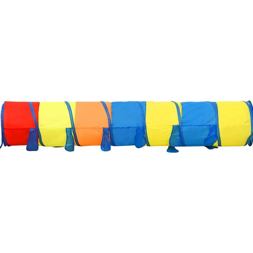vidaXL Estructuras Para Juegos Al Aire Libre-Túnel de juego para niños poliéster multicolor 245 cm