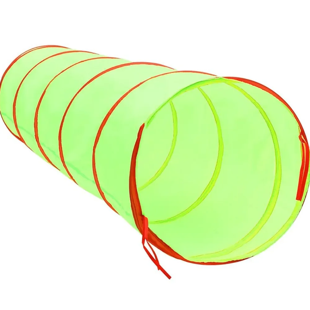 vidaXL Estructuras Para Juegos Al Aire Libre-Túnel de juego para niños poliéster verde 175 cm