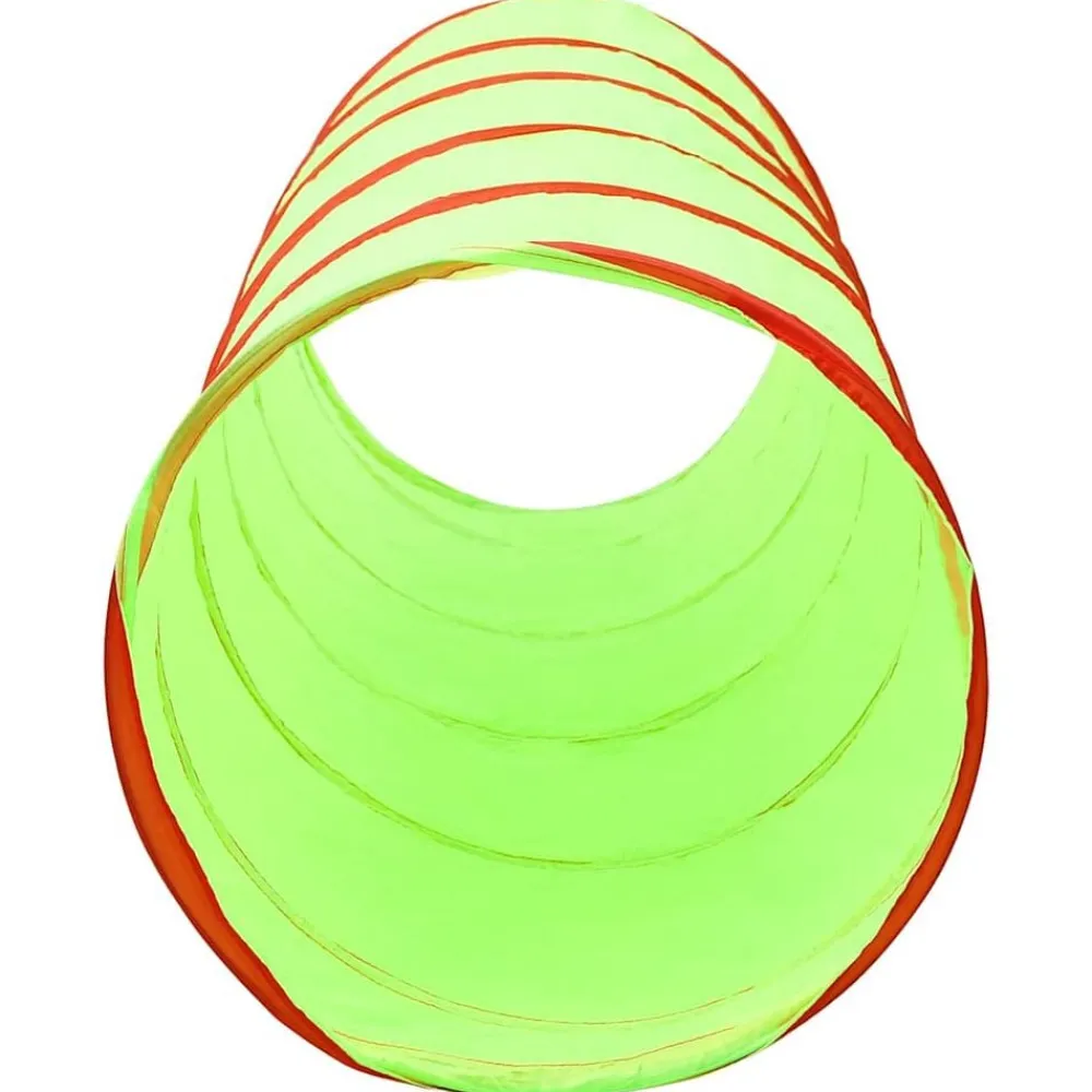 vidaXL Estructuras Para Juegos Al Aire Libre-Túnel de juego para niños poliéster verde 175 cm