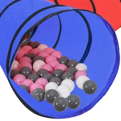 vidaXL Túnel de juegos para niños con 250 bolas multicolor Multicolor 2 Outlet
