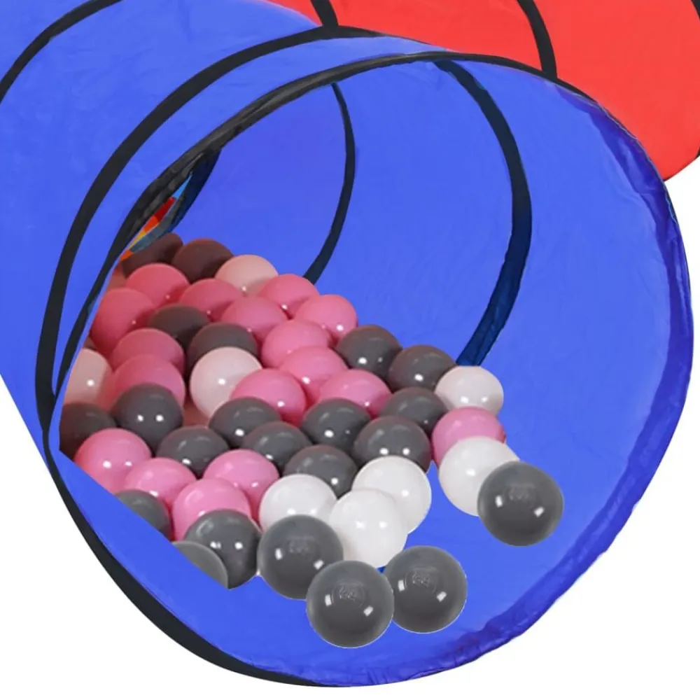 vidaXL Túnel de juegos para niños con 250 bolas multicolor Multicolor 2 Outlet