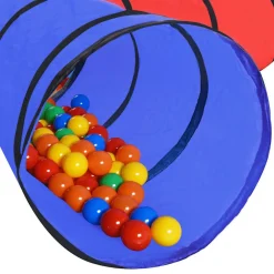 vidaXL Túnel de juegos para niños con 250 bolas Multicolor Discount
