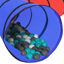 vidaXL Túnel de juegos para niños con 250 bolas multicolor Multicolor 1 Best