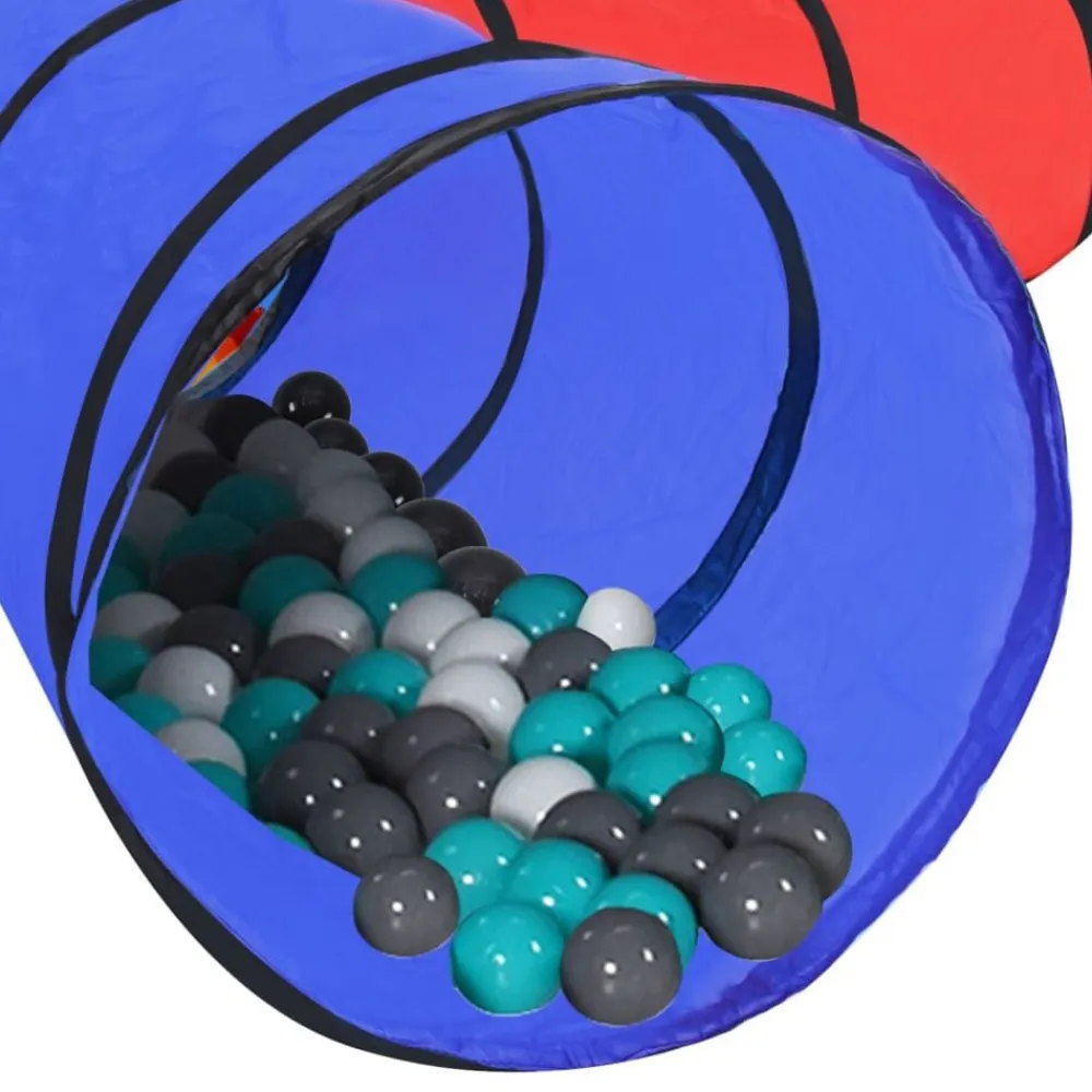 vidaXL Túnel de juegos para niños con 250 bolas multicolor Multicolor 1 Best
