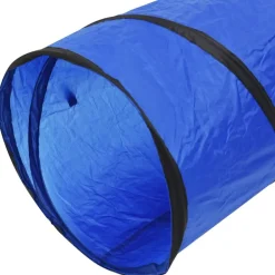vidaXL Túnel para perros poliéster azul Ø40x200 cm
