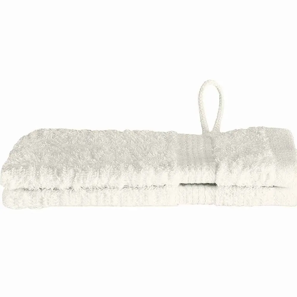 vidaXL Toalla de Invitado SOLUND 2 pcs 15 x 21 cm 550 gsm Crema Sale