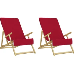 vidaXL Ropa De Casa-Toallas de playa 2 uds tela burdeos 400 g/m² 60x135 cm