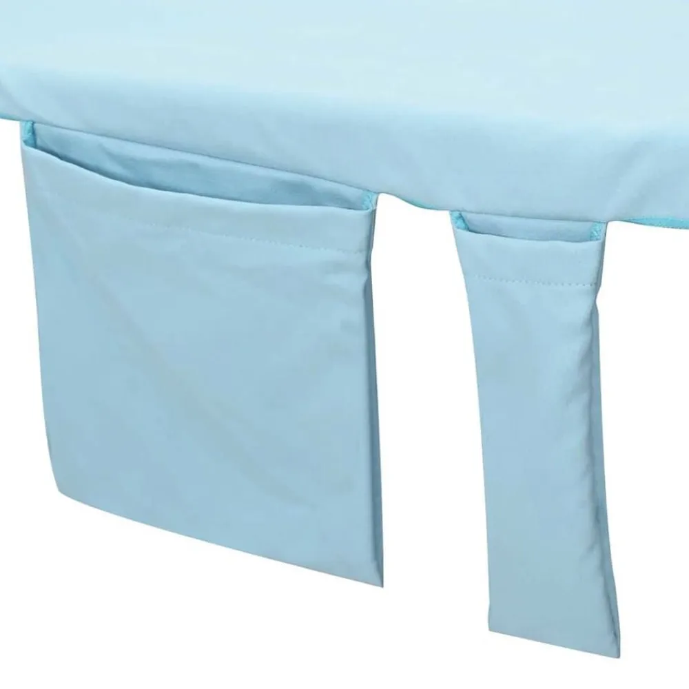 vidaXL Toallas de Reposera 2 pcs 210 x 75 cm Azul Sale