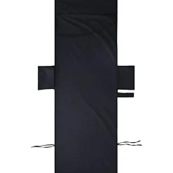 vidaXL Toallas de Reposera 2 pcs 210 x 75 cm Negro