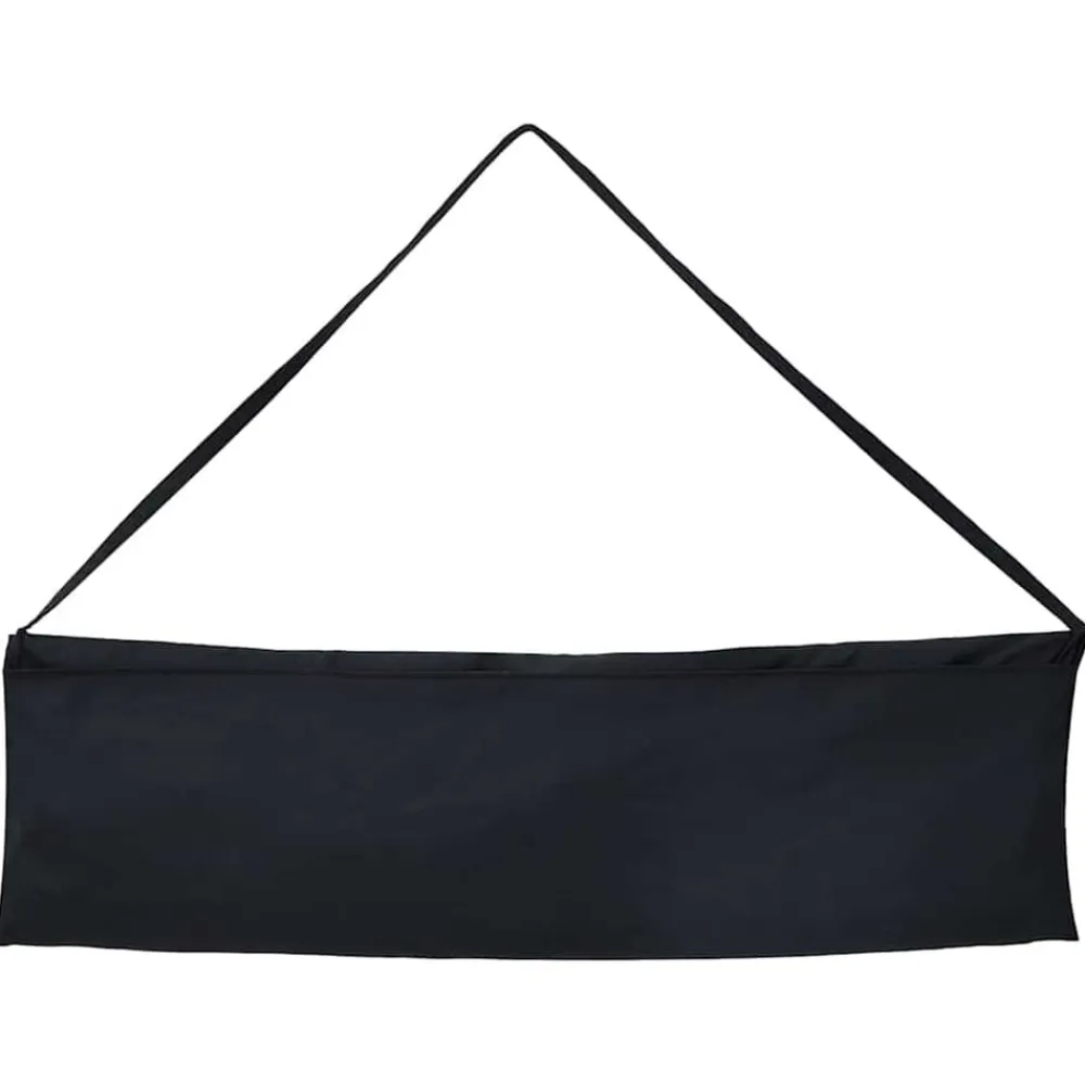 vidaXL Toallas de Reposera 2 pcs 210 x 75 cm Negro