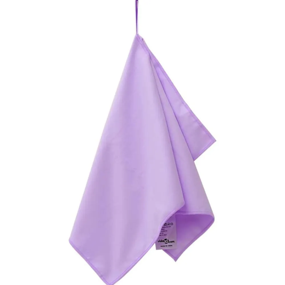 vidaXL Toallas Deportivas 2 pcs 50 x 30 cm Morado Clearance