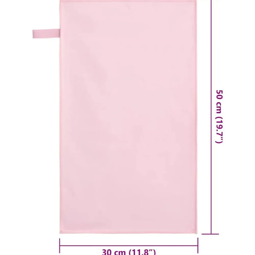 vidaXL Ropa De Casa-Toallas Deportivas 2 pcs 50 x 30 cm Poliéster y Poliamida