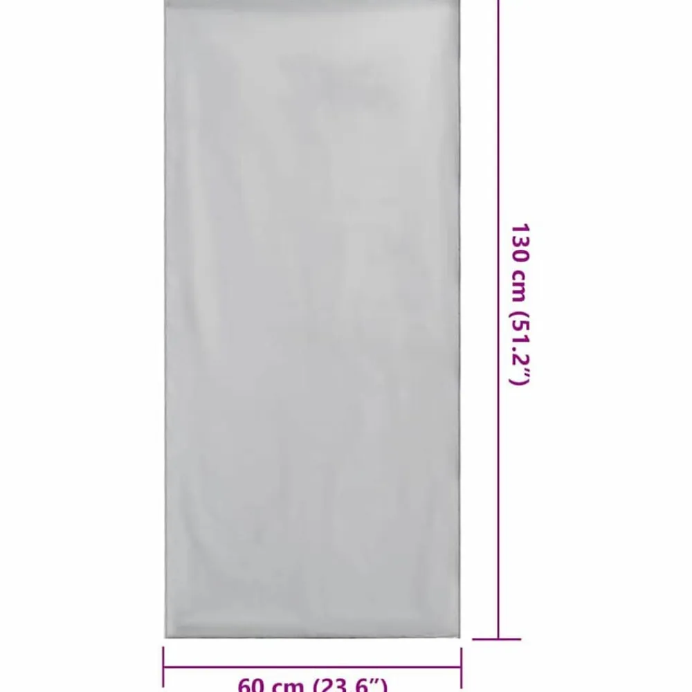 vidaXL Ropa De Casa-Toallas para Sillas de Exterior 2 pcs 130 x 60 cm