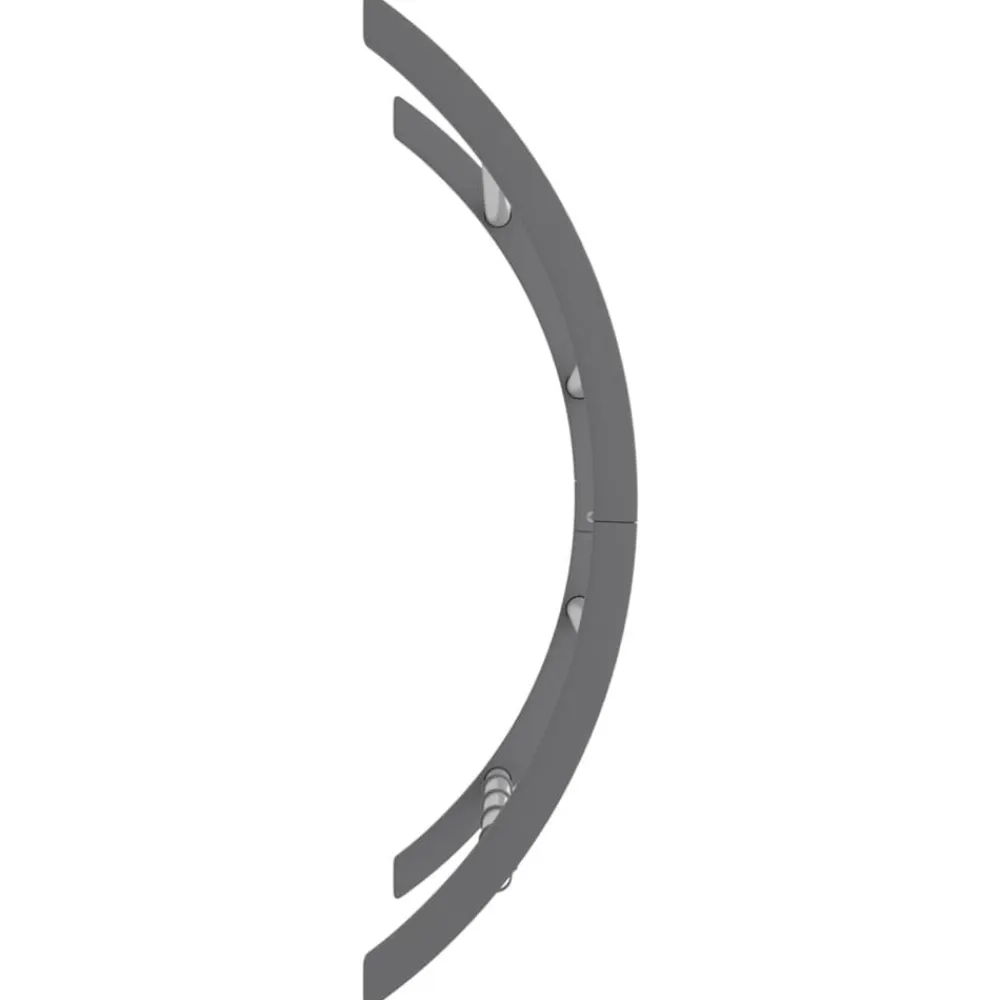 vidaXL Toallero con ganchos aluminio plateado 56x16x72 cm Discount