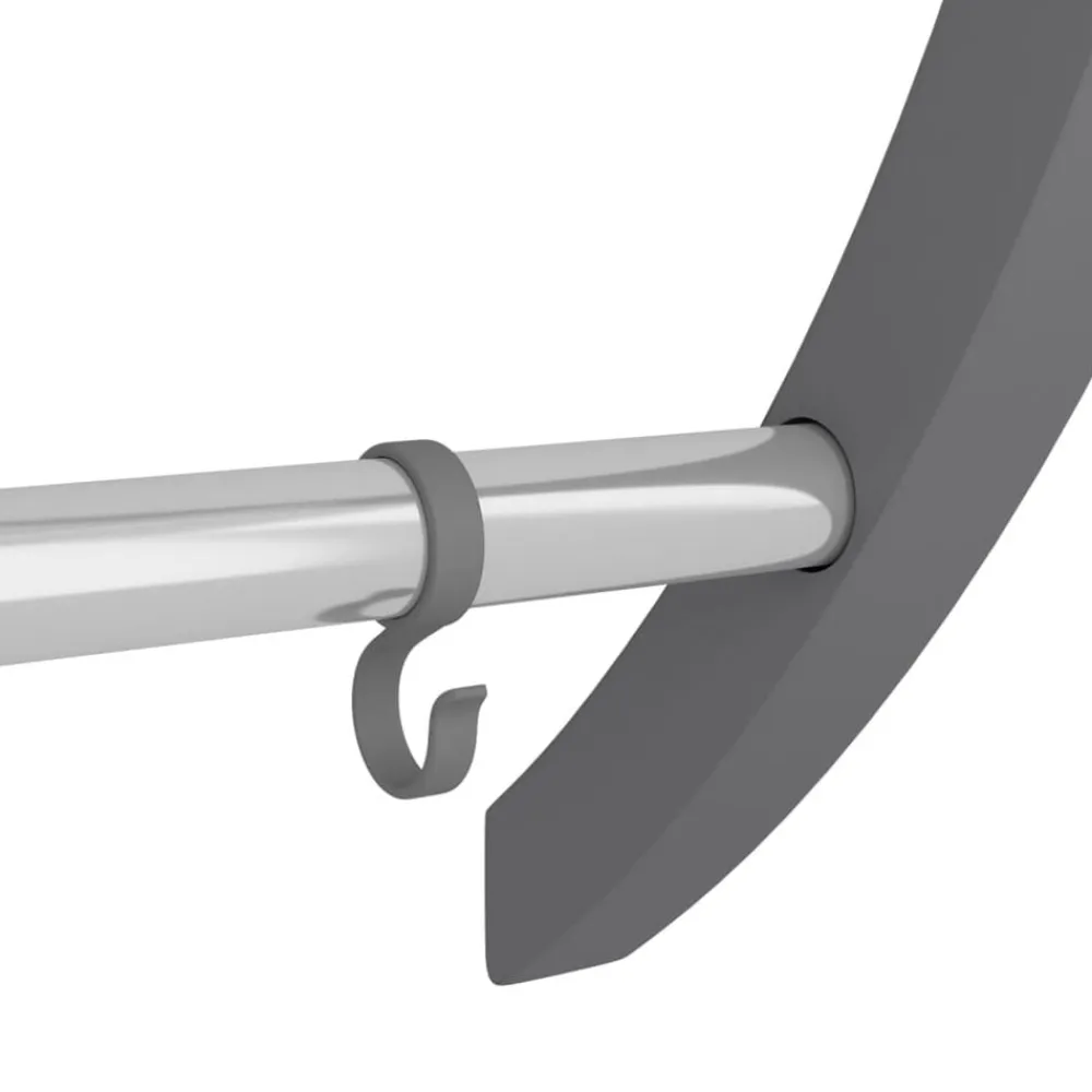 vidaXL Toallero con ganchos aluminio plateado 56x16x72 cm Discount