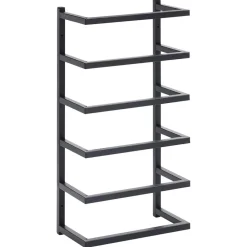vidaXL Toallero de acero 24x12x48 cm Negro Online