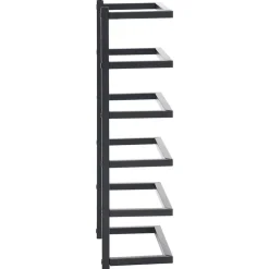 vidaXL Toallero de acero 24x12x48 cm Negro Online
