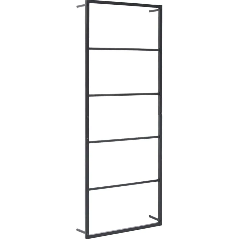 vidaXL Accesorios Para El Baño-Toallero de acero 45x10x115 cm