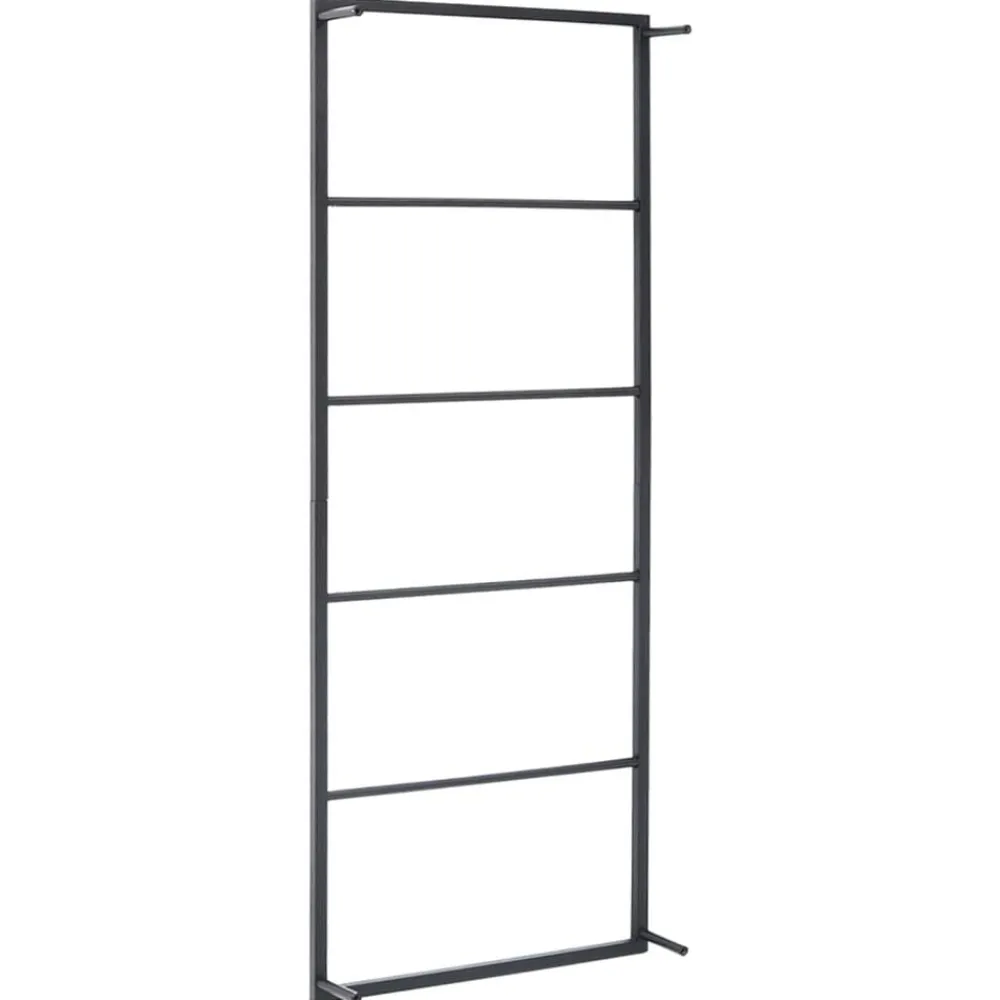vidaXL Accesorios Para El Baño-Toallero de acero 45x10x115 cm