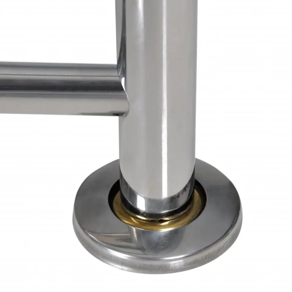 vidaXL Accesorios Para El Baño-Toallero de acero inoxidable 2 tubos