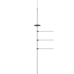vidaXL Accesorios Para El Baño-Toallero de aluminio 47x280 cm