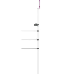 vidaXL Accesorios Para El Baño-Toallero de aluminio 47x280 cm