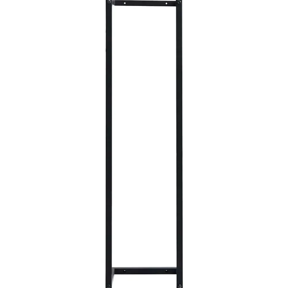 vidaXL Toallero de hierro 25x20x95 cm Negro Hot