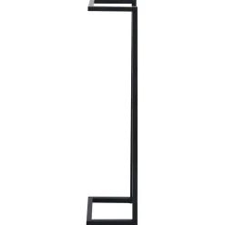 vidaXL Toallero de hierro 25x20x95 cm Negro Hot