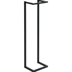 vidaXL Toallero de hierro 25x20x95 cm Negro Hot