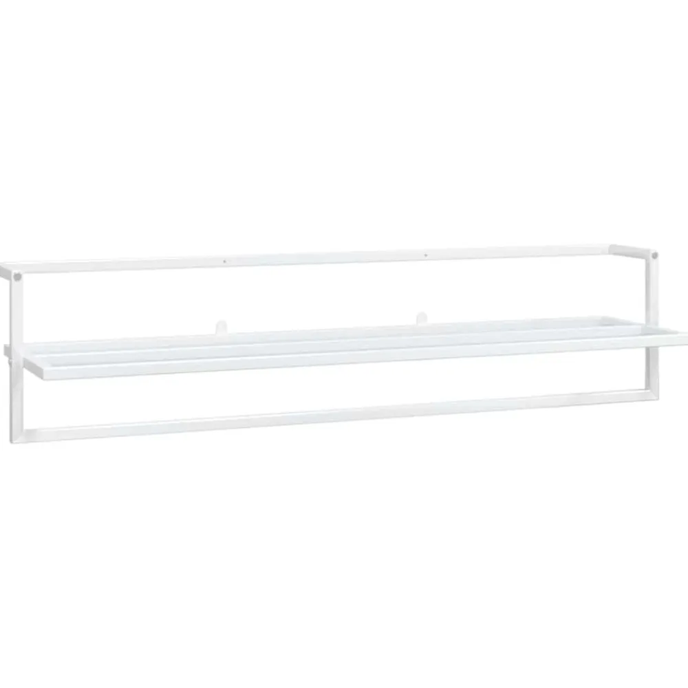 vidaXL Accesorios Para El Baño-Toallero de hierro 95x25x22 cm