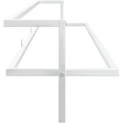 vidaXL Accesorios Para El Baño-Toallero de hierro 95x25x22 cm