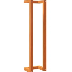 vidaXL Toallero de madera de pino maciza marrón encerado 23x18x90 cm Marrón cera Clearance