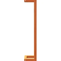 vidaXL Toallero de madera de pino maciza marrón encerado 23x18x90 cm Marr&oacute;n cera Clearance