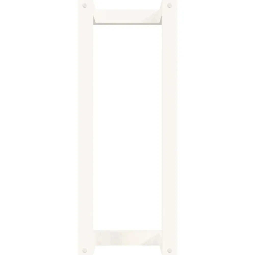 vidaXL Accesorios Para El Baño-Toallero de madera maciza de pino 23x18x60 cm