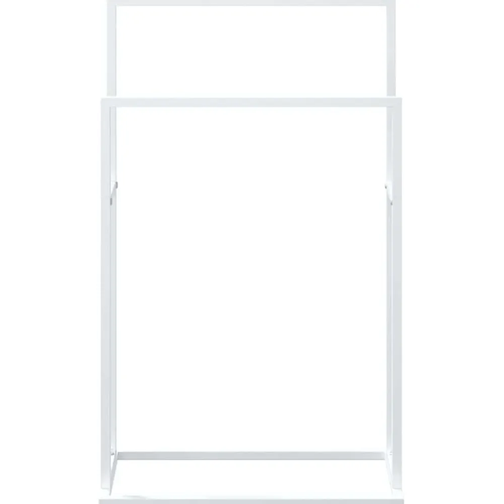 vidaXL Accesorios Para El Baño-Toallero de pie de hierro 48x24x78,5 cm