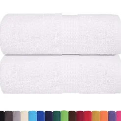 vidaXL Ropa De Casa-Toallitas de baño FROGN 2 uds 15x21 cm 360 g/m²