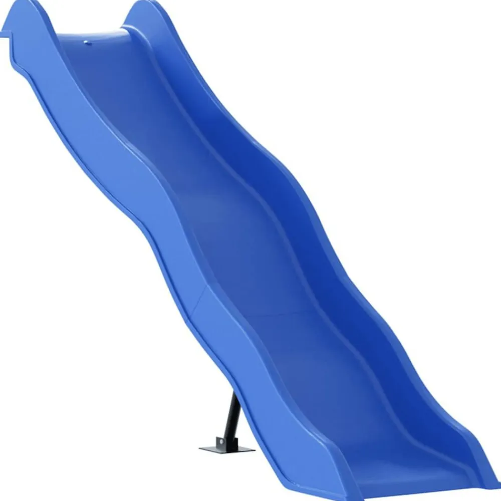 vidaXL Estructuras Para Juegos Al Aire Libre-Tobogán infantil polipropileno azul 174x38 cm